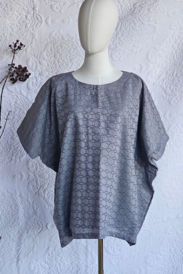 Embroidered Eyelet Cotton Top18