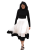 White georgette skirt