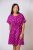 Pink bandhani print zero-waste size-inclusive dress